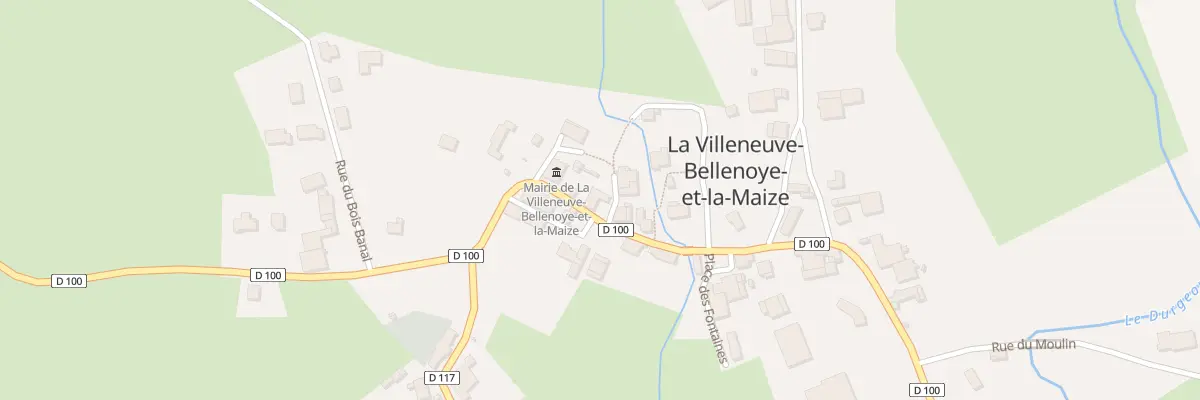 Plan du 5 Grand Rue à La Villeneuve-Bellenoye-et-la-Maize