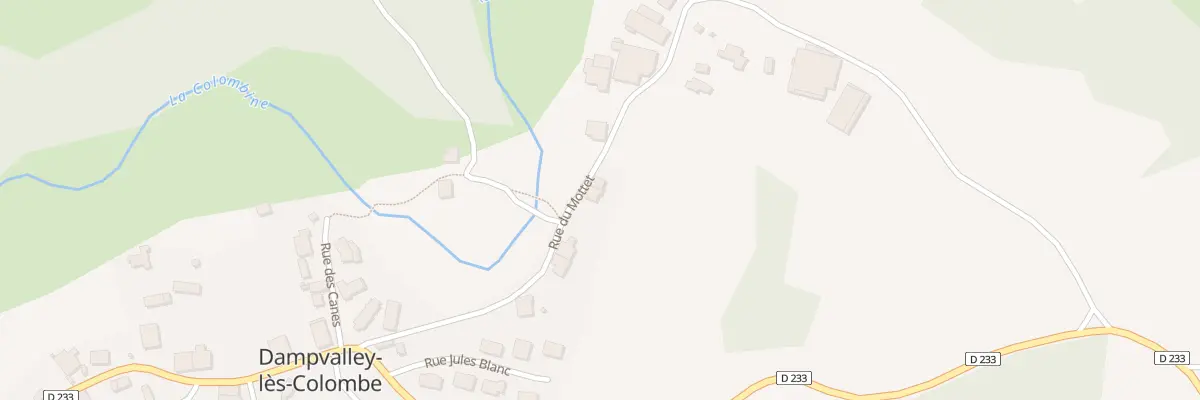 Plan du 10 Rue du Mottet à Dampvalley-lès-Colombe