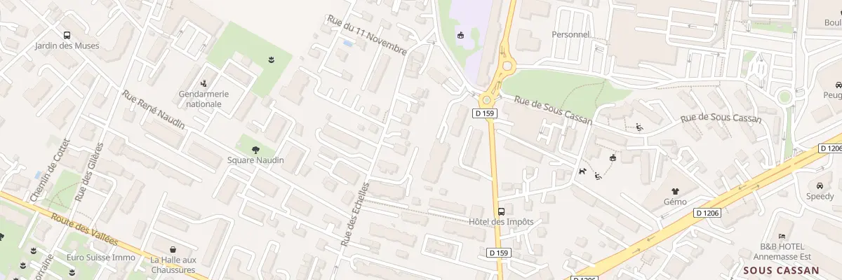 Plan du 18 Rue des Échelles à Annemasse