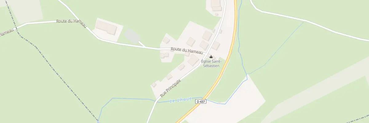 Plan du 7 Rue Principale à Brey-et-Maison-du-Bois