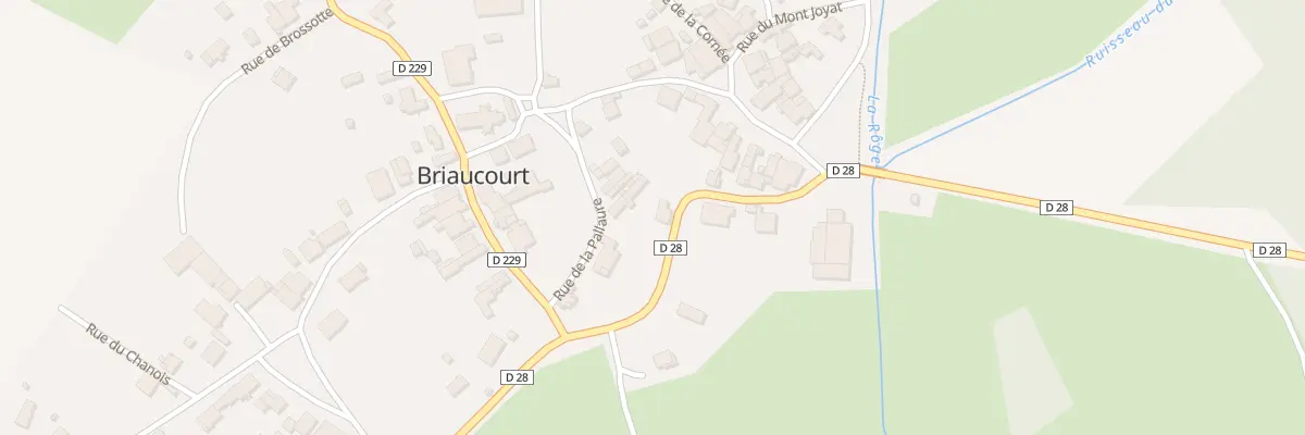 Plan du 8 Rue des Noyers à Briaucourt