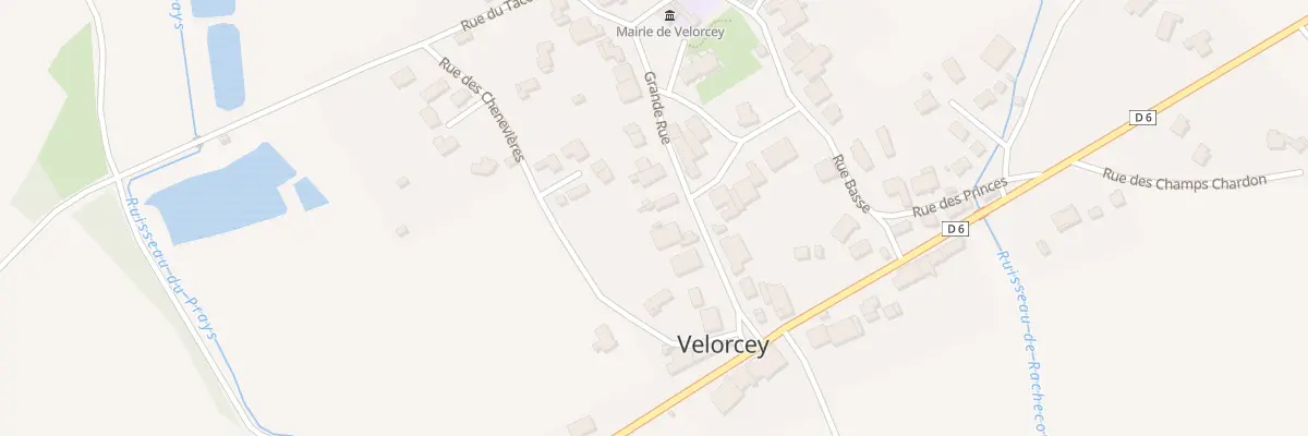 Plan du 30 Grande Rue à Velorcey