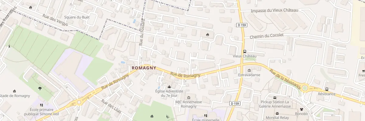 Plan du 81 Rue de Romagny à Annemasse