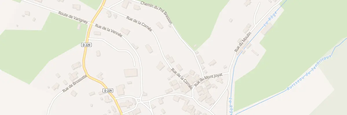 Plan du 12 Rue de la Cornée à Briaucourt