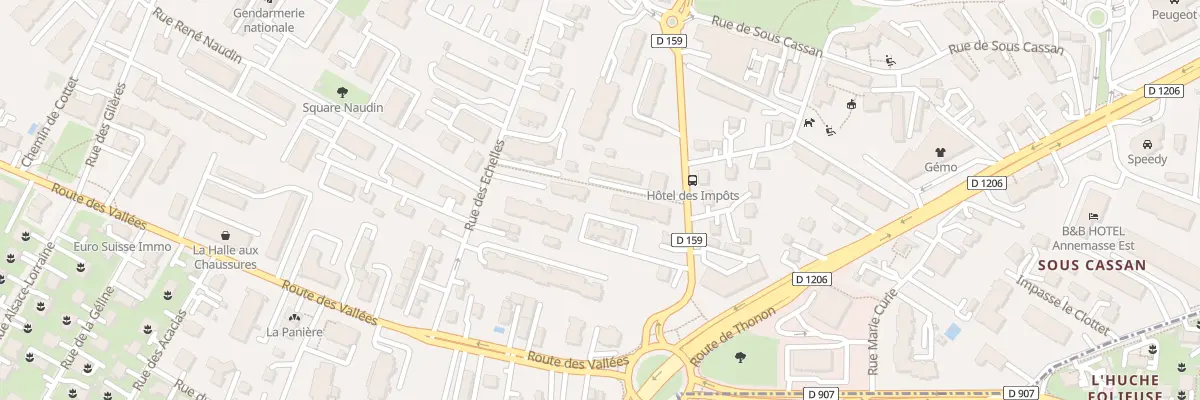 Plan du 14B Rue des Échelles à Annemasse
