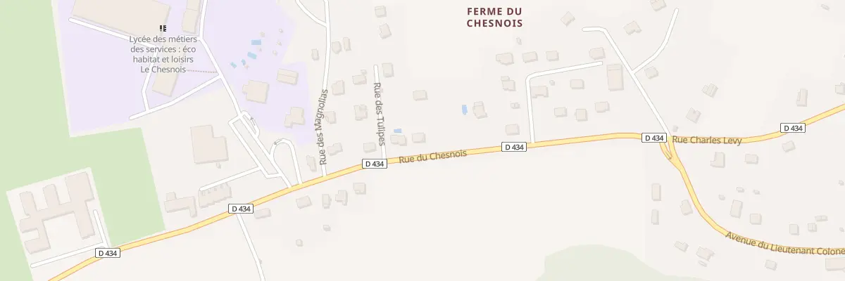 Plan du 26 Rue du Chesnois à La Vôge-les-Bains