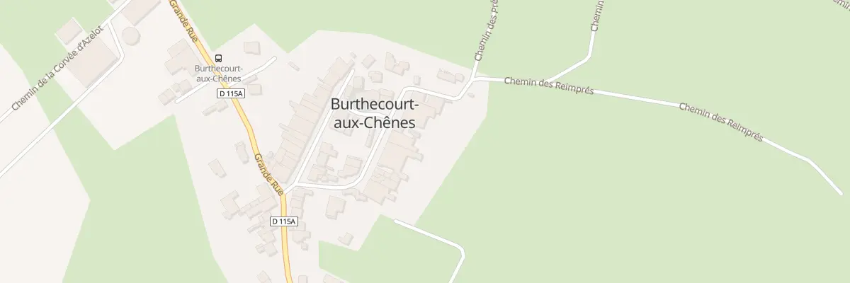 Plan du 12 Rue de la Fontaine à Burthecourt-aux-Chênes