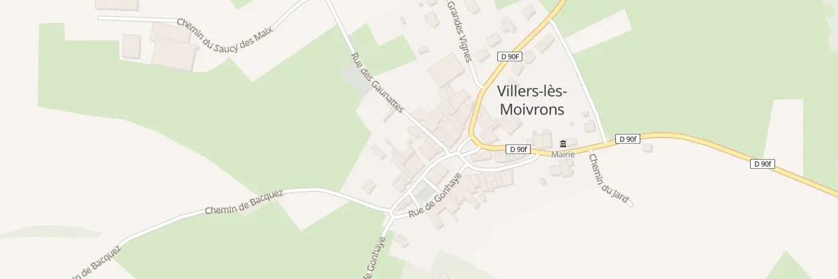 Plan du 9 Rue de Batonchamp à Villers-lès-Moivrons