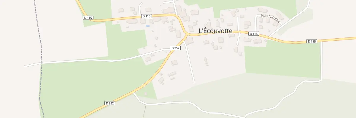 Plan du 1 Rue de la Fontaine à L’Écouvotte