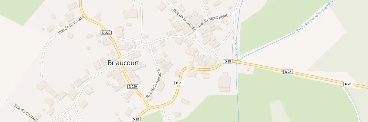 Plan du 6 Rue des Noyers à Briaucourt