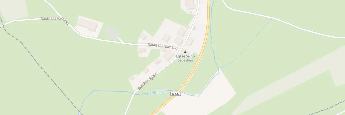 Plan de A la Chouliere à Brey-et-Maison-du-Bois