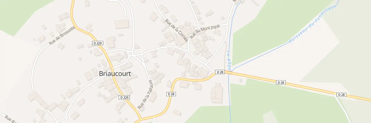Plan du 9 Pl du Monument à Briaucourt