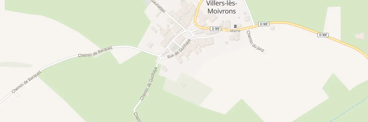 Plan du 21 Rue des Gonhaye à Villers-lès-Moivrons