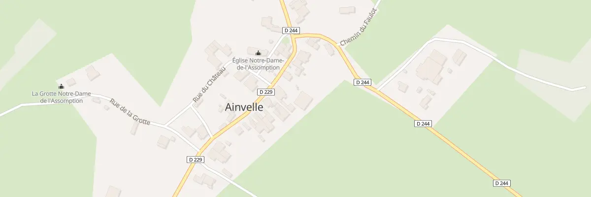 Plan du 39 Rue Eugène Maillot à Ainvelle