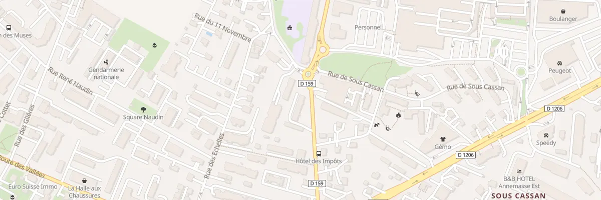 Plan du 19 Rue du Dix Huit Aout 1944 à Annemasse