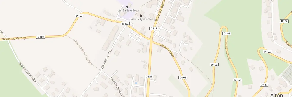 Plan du 5107 Le Plan d’Aiton à Aiton