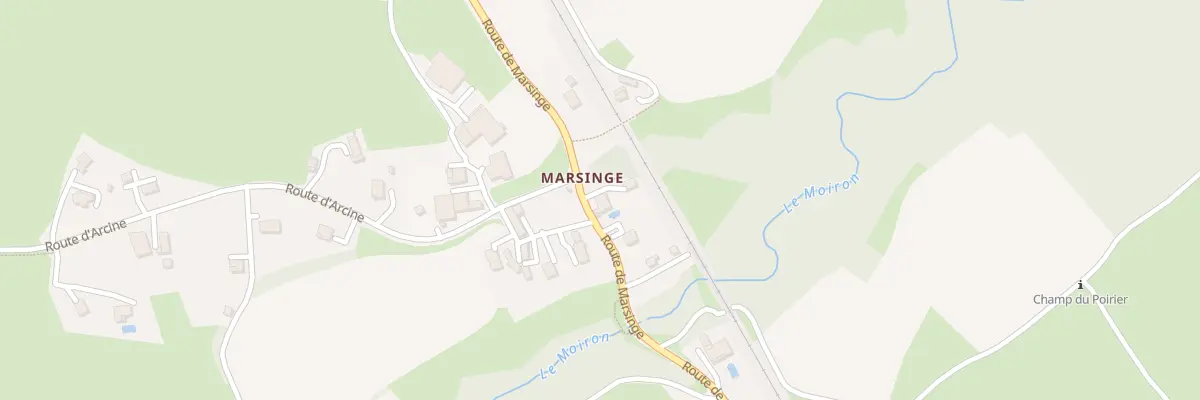 Plan du 1106 Rte de Marsinge à Reignier-Ésery
