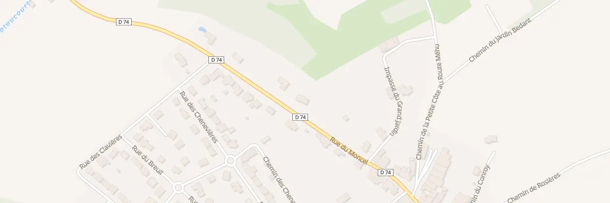 Plan du 42 Rue du Moncel à Tonnoy
