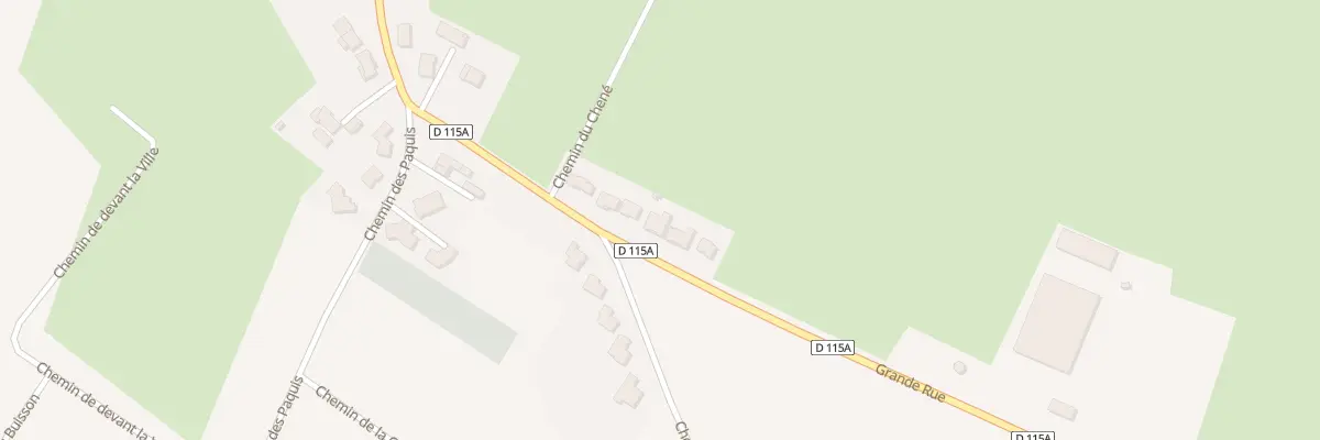 Plan du 477 Gr Grande Rue à Burthecourt-aux-Chênes