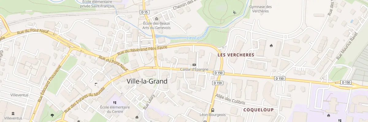 Plan du 20 Rue Reverend Pere Favre à Ville-la-Grand