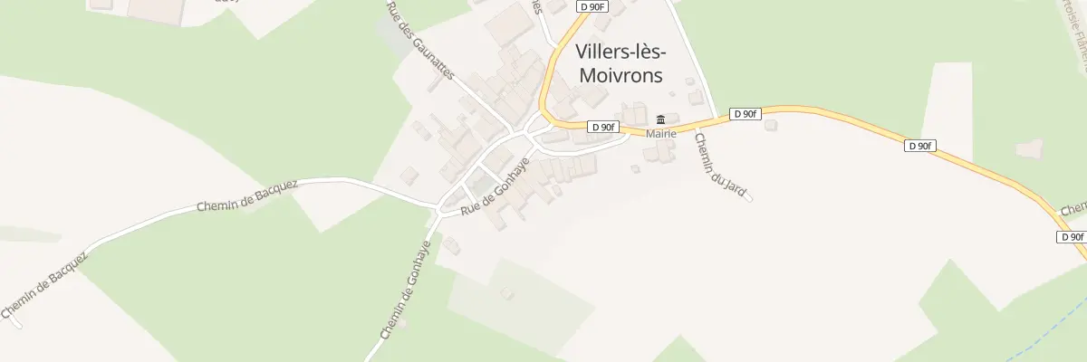 Plan du 11 Rue des Gonhaye à Villers-lès-Moivrons
