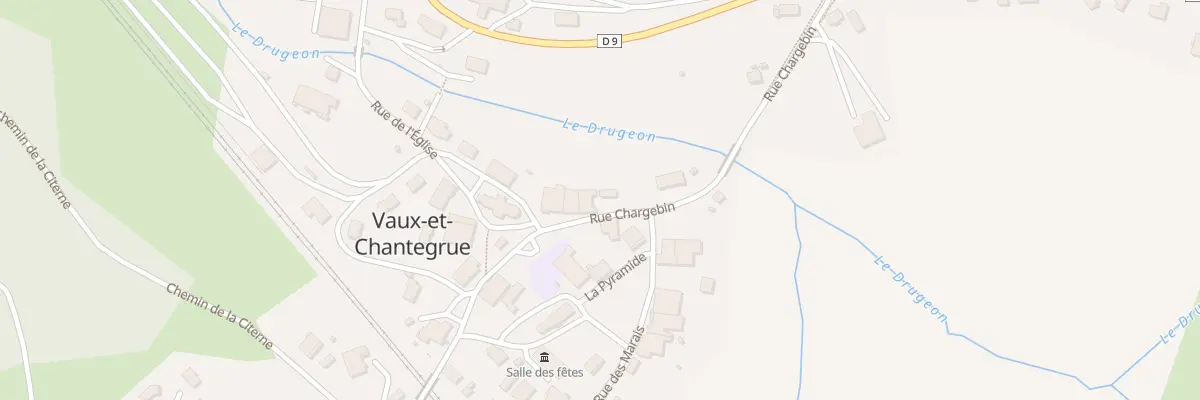 Plan du 6 Rue Chargebin à Vaux-et-Chantegrue