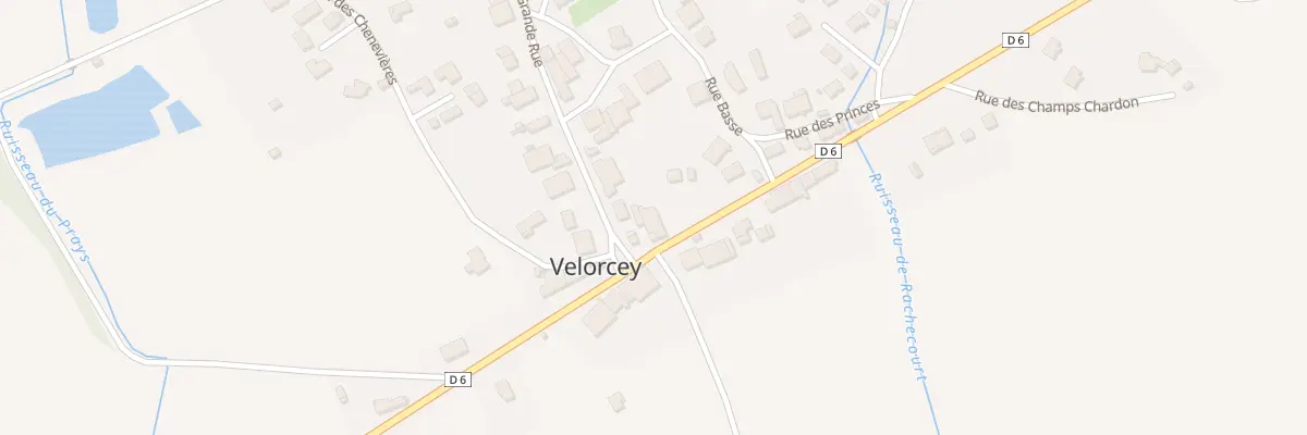 Plan du 50 Rte de Luxeuil à Velorcey