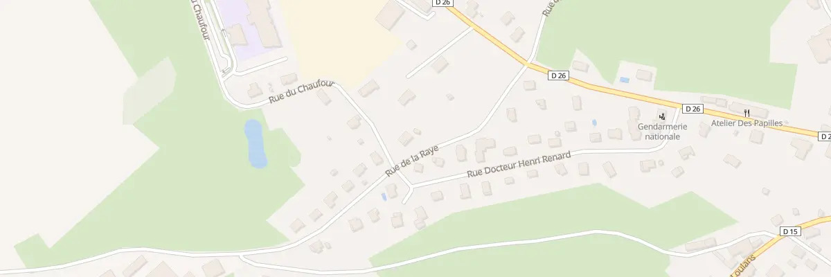 Plan du 4 Rue de la Raye à Montbozon