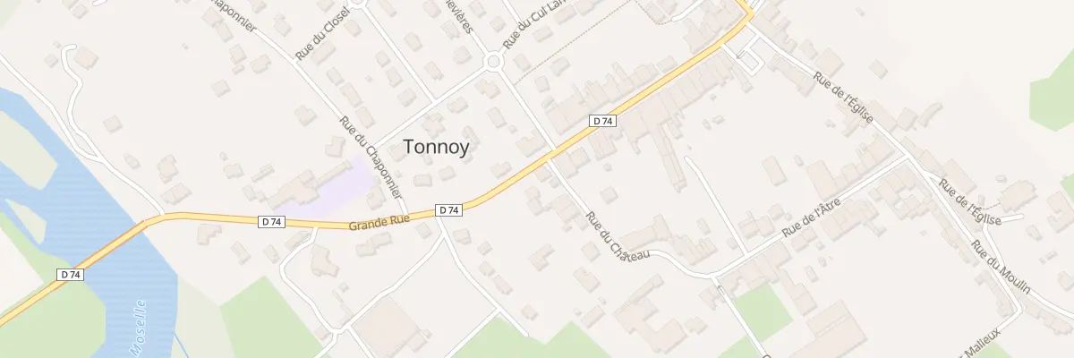 Plan du 2 Rue du Château à Tonnoy