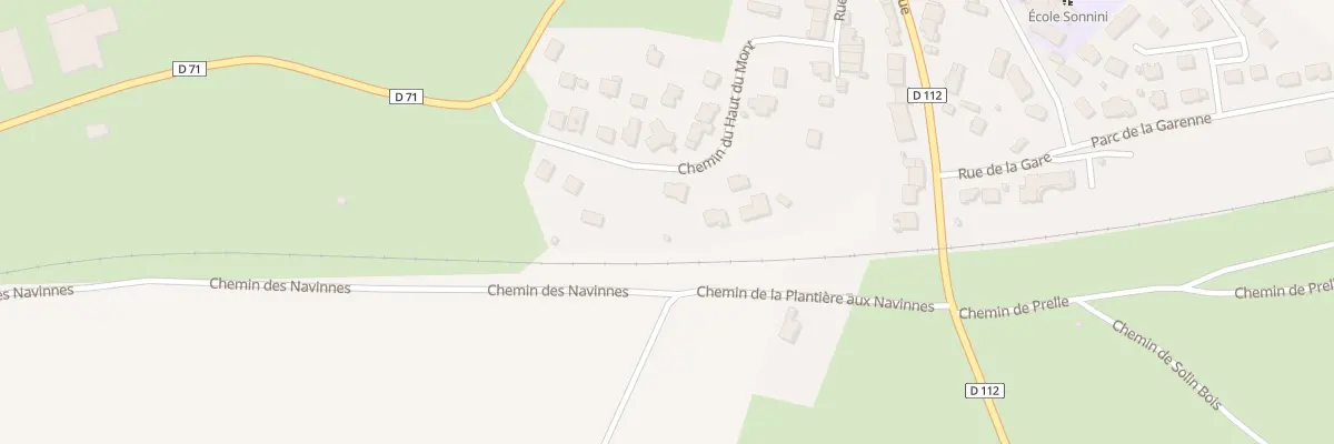 Plan du 7 Che du Haut du Mont à Ville-en-Vermois