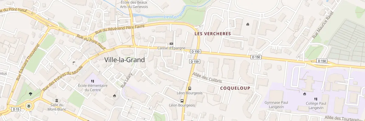 Plan du 12 Rue des voirons à Ville-la-Grand