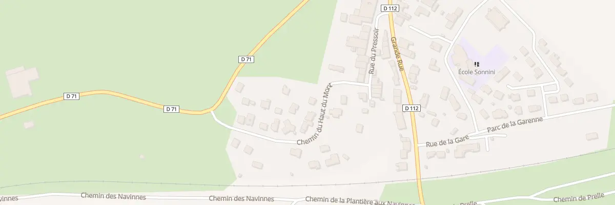 Plan du 4 Che du Haut du Mont à Ville-en-Vermois