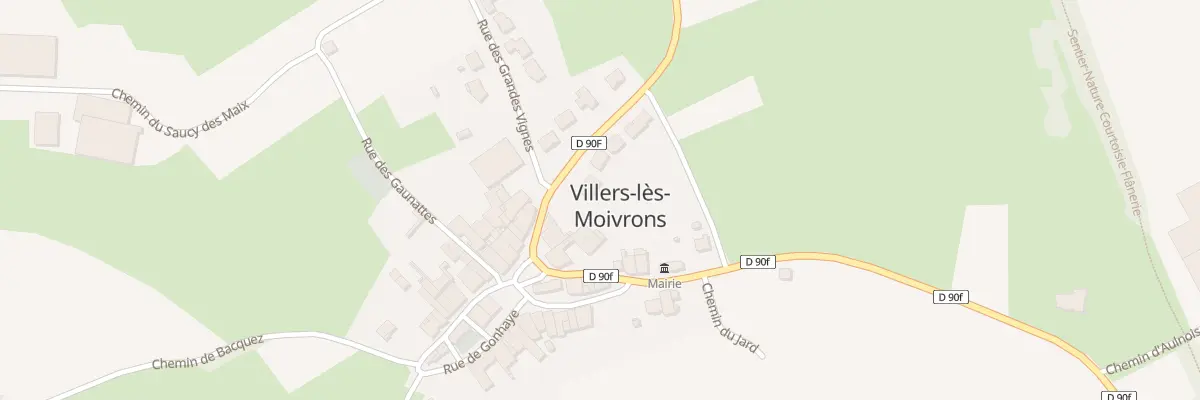 Plan du 8 Rue de Batonchamp à Villers-lès-Moivrons
