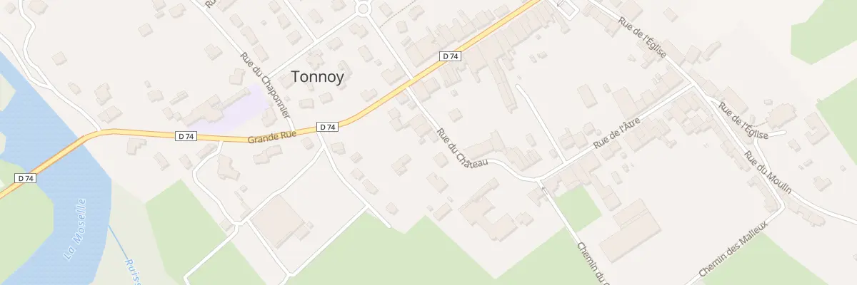 Plan du 10 Rue du Château à Tonnoy