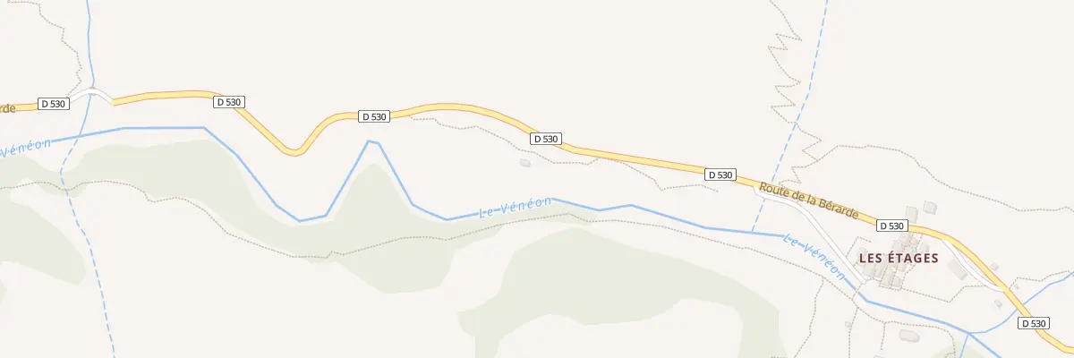 Plan du 8100 Rte de la Bérarde à Saint-Christophe-en-Oisans