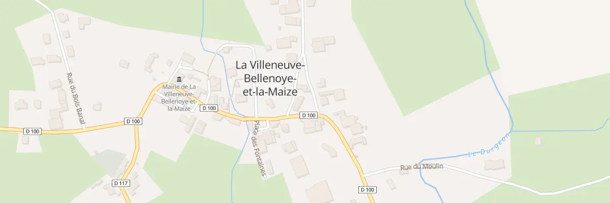 Plan du 1 Rue de la Bascule à La Villeneuve-Bellenoye-et-la-Maize
