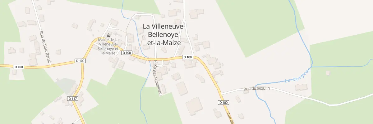 Plan du 8 Grand Rue à La Villeneuve-Bellenoye-et-la-Maize