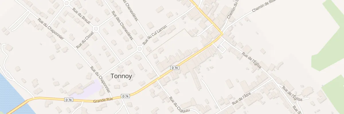 Plan du 26 Gr Grande Rue à Tonnoy