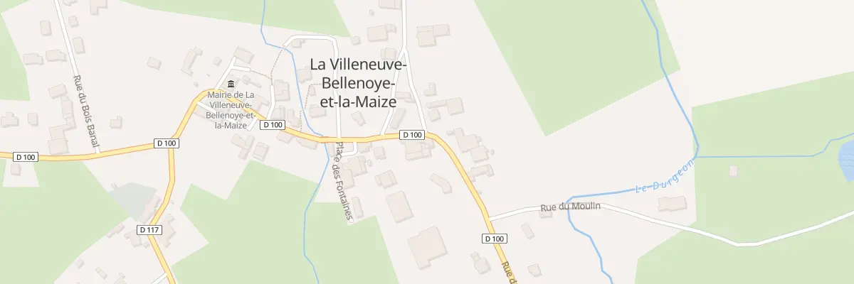 Plan du 10 Grand Rue à La Villeneuve-Bellenoye-et-la-Maize