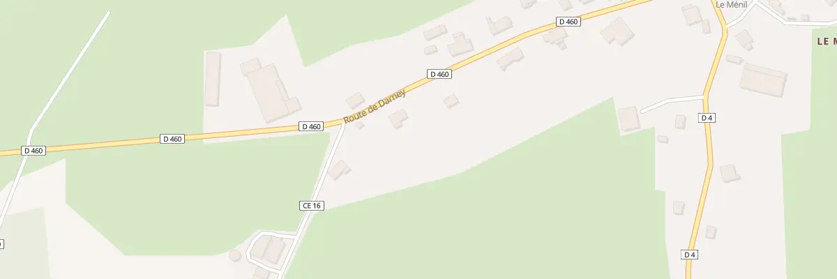 Plan du 383 Rte de Darney à Harol