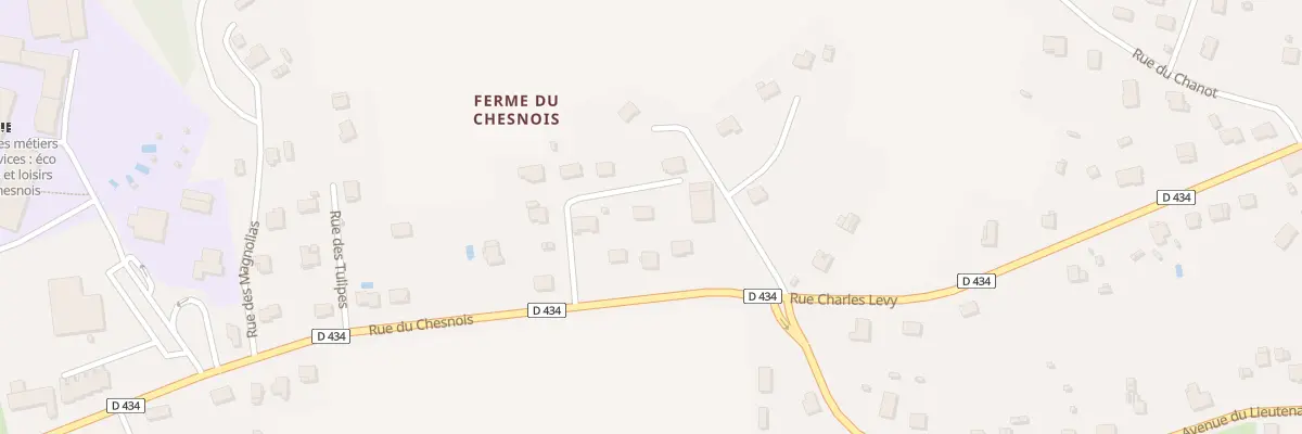 Plan du 6 Rue du Chesnois à La Vôge-les-Bains