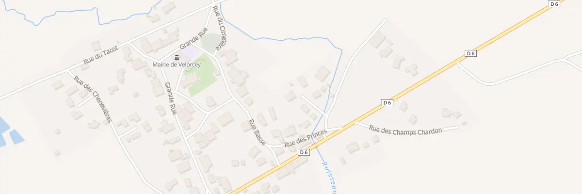 Plan du 2B Imp des Princes à Velorcey