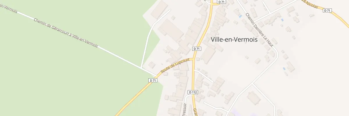 Plan du 6B Rte de Lupcourt à Ville-en-Vermois