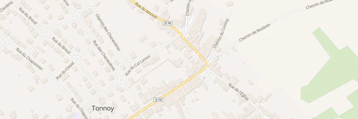 Plan du 7B Rue du Moncel à Tonnoy