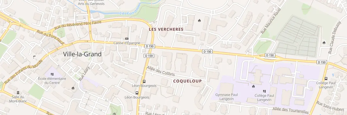 Plan du 7 All des Colibris à Ville-la-Grand