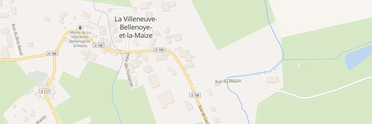 Plan du 3 Rue de Saulx à La Villeneuve-Bellenoye-et-la-Maize