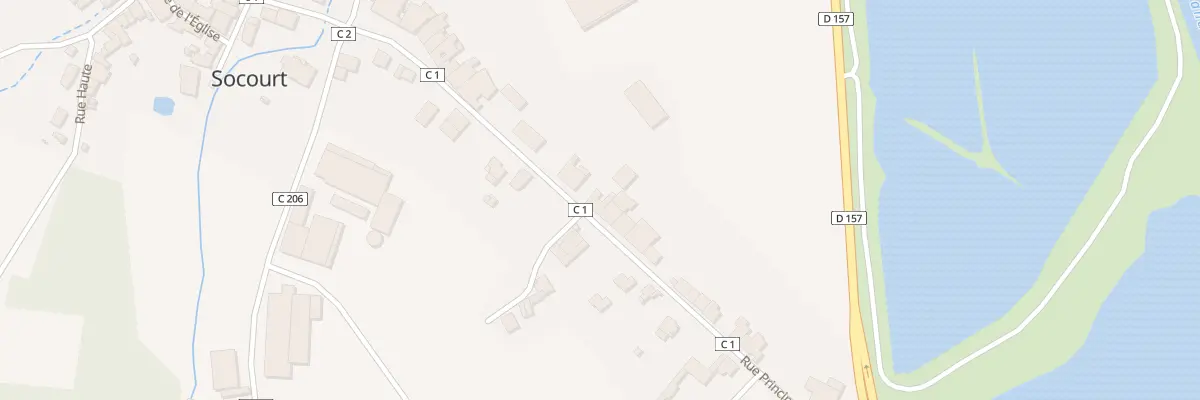 Plan du 411 Rue Principale à Socourt