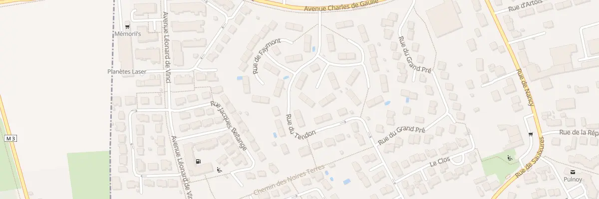 Plan du 6 Rue du Nideck à Pulnoy