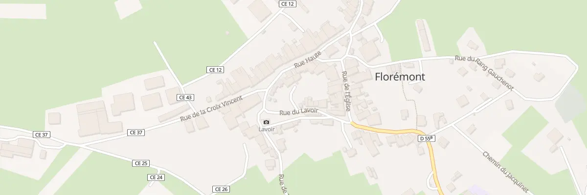 Plan du 15 Rue Haute à Florémont