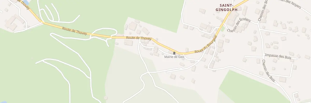 Plan du 77 Imp du Bourgeal à Giez